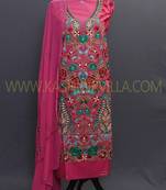 Magenta Aari Cotton Salwar