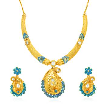 Yellow diamond collar-necklace 1