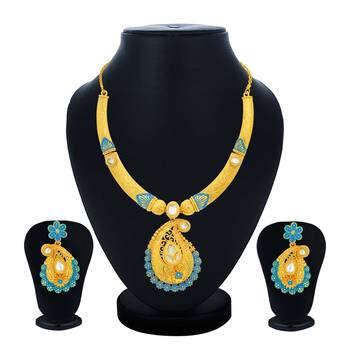 Yellow diamond collar-necklace 4
