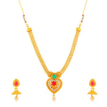Yellow diamond collar-necklace 1