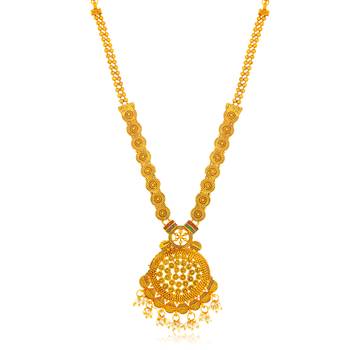 Yellow diamond collar-necklace 2