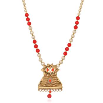Red pearl necklace-sets 2