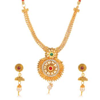 Red diamond collar-necklace 1
