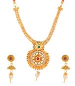 Red diamond collar-necklace