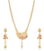 Red diamond collar-necklace