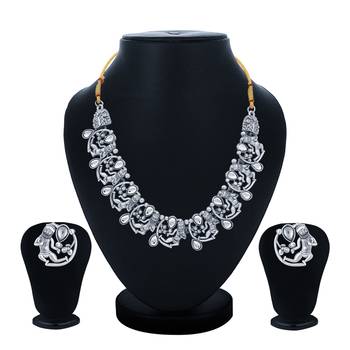 Silver diamond chokers 4
