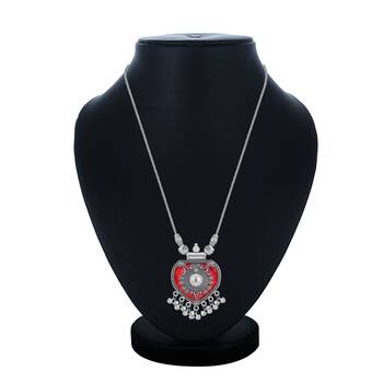 Silver diamond collar-necklace 2
