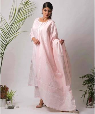 White hand block printed cotton kurtis 1