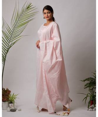 White hand block printed cotton kurtis 2