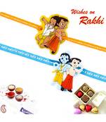 Set Of 2 Embellished Band Krishna & Balram Kids Rakhi