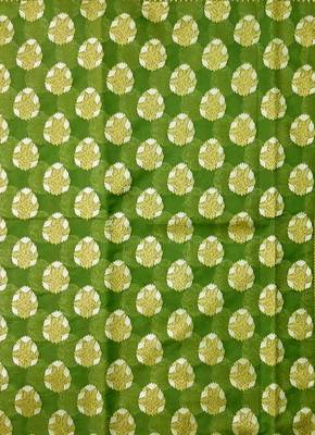 mahendi woven cotton saree with blouse 3