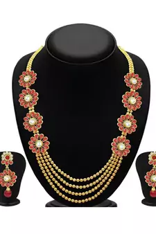 Red necklaces
