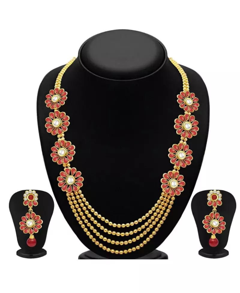 Red necklaces