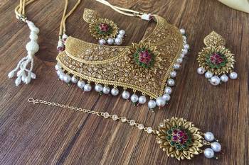 Gold onyx chokers 2