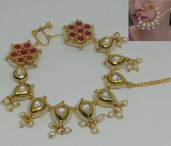 White pearl nose-ring 1