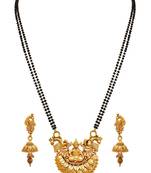 Gold diamond mangalsutra