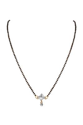 Gold diamond mangalsutra 1