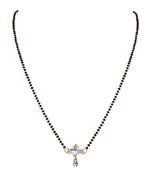 Gold diamond mangalsutra