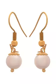Gold pearl mangalsutra