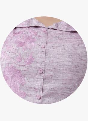 Pink Embroidered Kurtas 5
