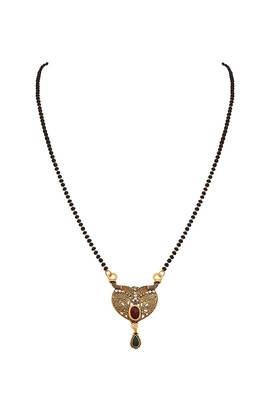 Gold diamond mangalsutra 1