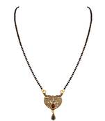 Gold diamond mangalsutra