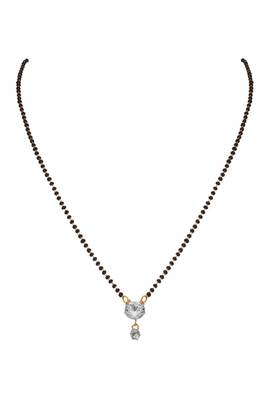 Gold diamond mangalsutra 1