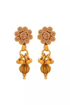 Gold diamond mangalsutra