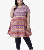 Women's Pink Printed Tunics