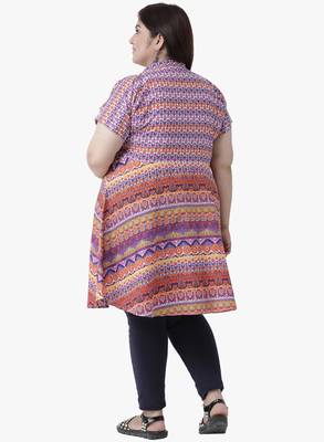 Women's Pink Printed Tunics 2