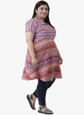 Women's Pink Printed Tunics 4