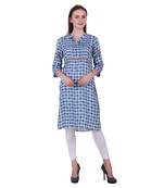 Multicolor Printed Rayon Kurti