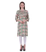 Multicolor Printed Rayon Kurti