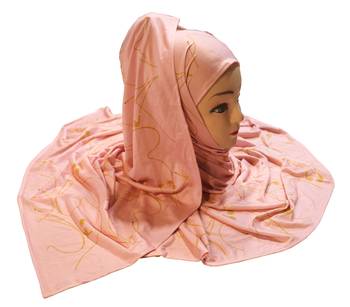 Justkartit Women'S Jersey Stretchable Material Casual Wear Printed Hijab Scarf Dupatta 1