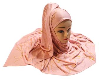 Justkartit Women'S Jersey Stretchable Material Casual Wear Printed Hijab Scarf Dupatta 4