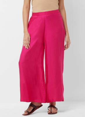 Women's Soild Color Flarred Palazzo 1