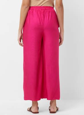 Women's Soild Color Flarred Palazzo 2
