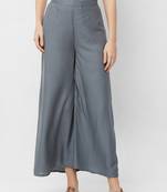 Women's Soild Color Flarred Palazzo