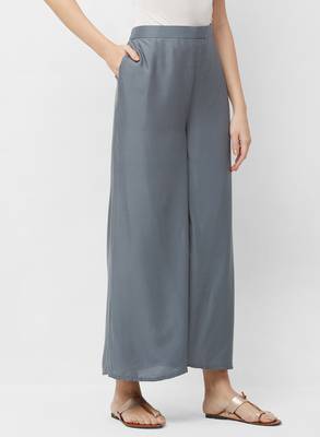 Women's Soild Color Flarred Palazzo 3