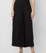 Women's Soild Color Flarred Palazzo