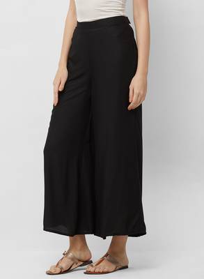 Women's Soild Color Flarred Palazzo 2