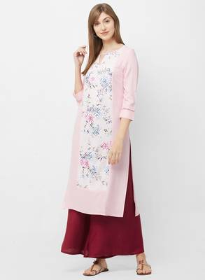Women's Soild Maroon Flarred Palazzo 6