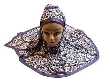 Justkartit Women'S Party Wear Jersey Stretchable Material Printed Hijab Scarf Dupatta 3