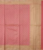 red woven cotton saree with blouse