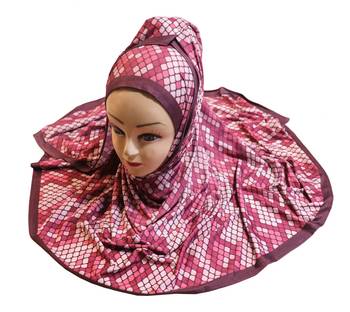 Justkartit Women'S Occasion Wear Jersey Stretchable Printed Hijab Scarf Dupatta 4