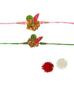 Designer Ethnic Rakhi Set of 2 :: Roli Tika for Brother