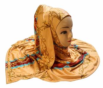 Justkartit Women'S Occasion Wear Jersey Stretchable Material Printed Hijab Scarf Dupatta 1