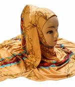 Justkartit Women'S Occasion Wear Jersey Stretchable Material Printed Hijab Scarf Dupatta