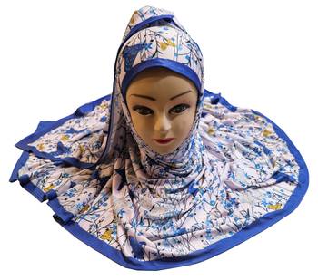 Justkartit Jersey Stretchable Material Occasion Wear Printed Hijab Scarf Dupatta 3