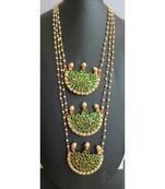 Beautiful Green Moon Pearl Designer Short Haar